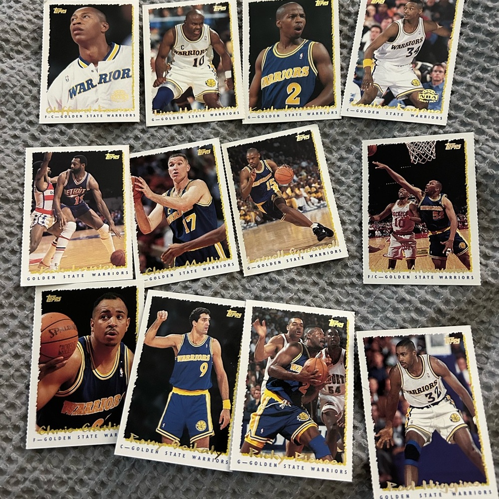 Golden State Warriors Basketball Cards Collection